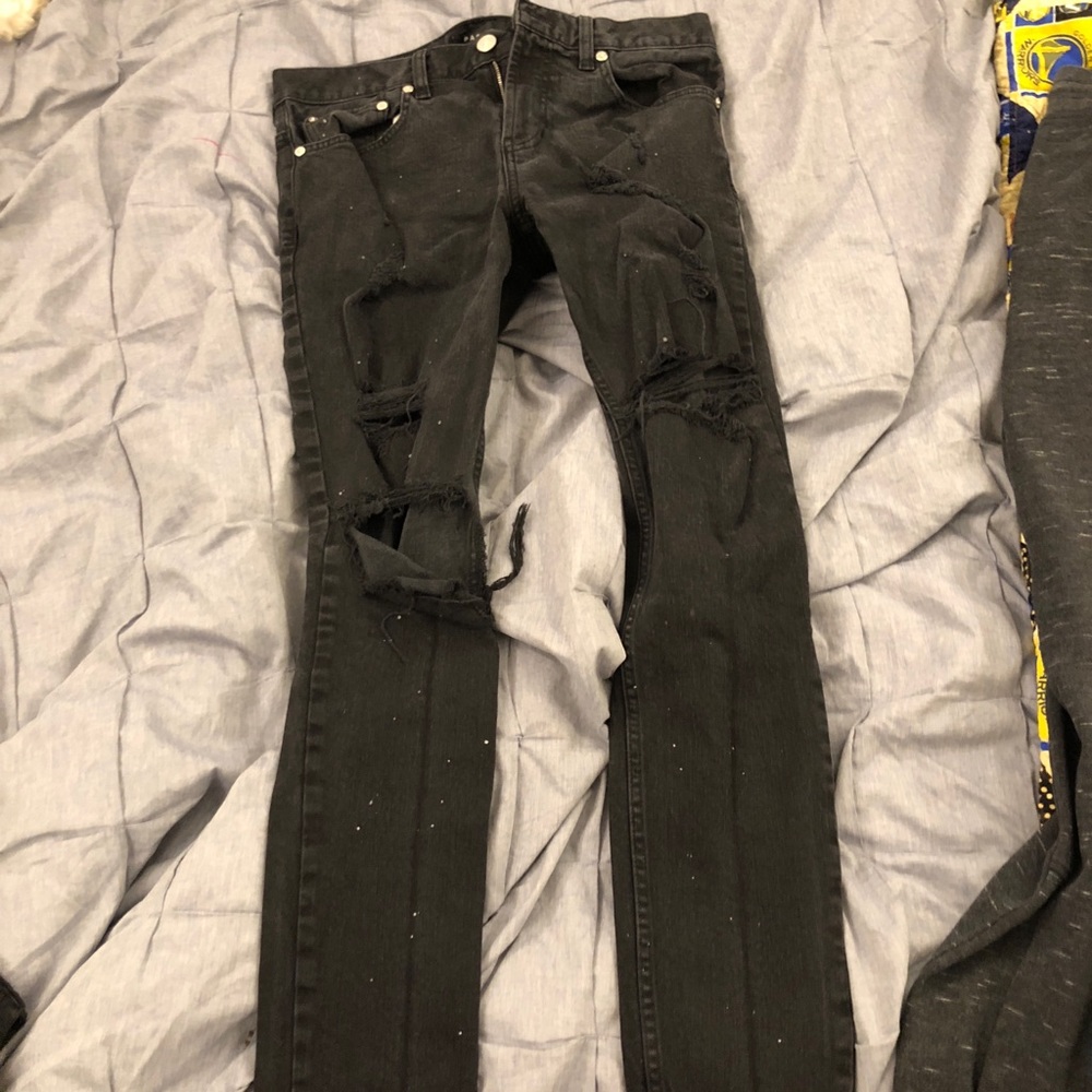 Pacsun distressed skinny denim